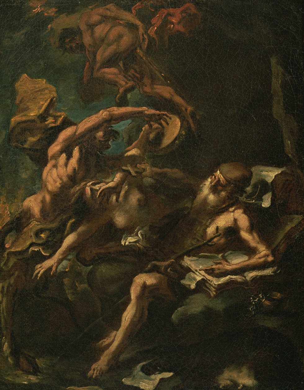 The Temptation of St. Anthony (olie på lærred) af Sebastiano Ricci