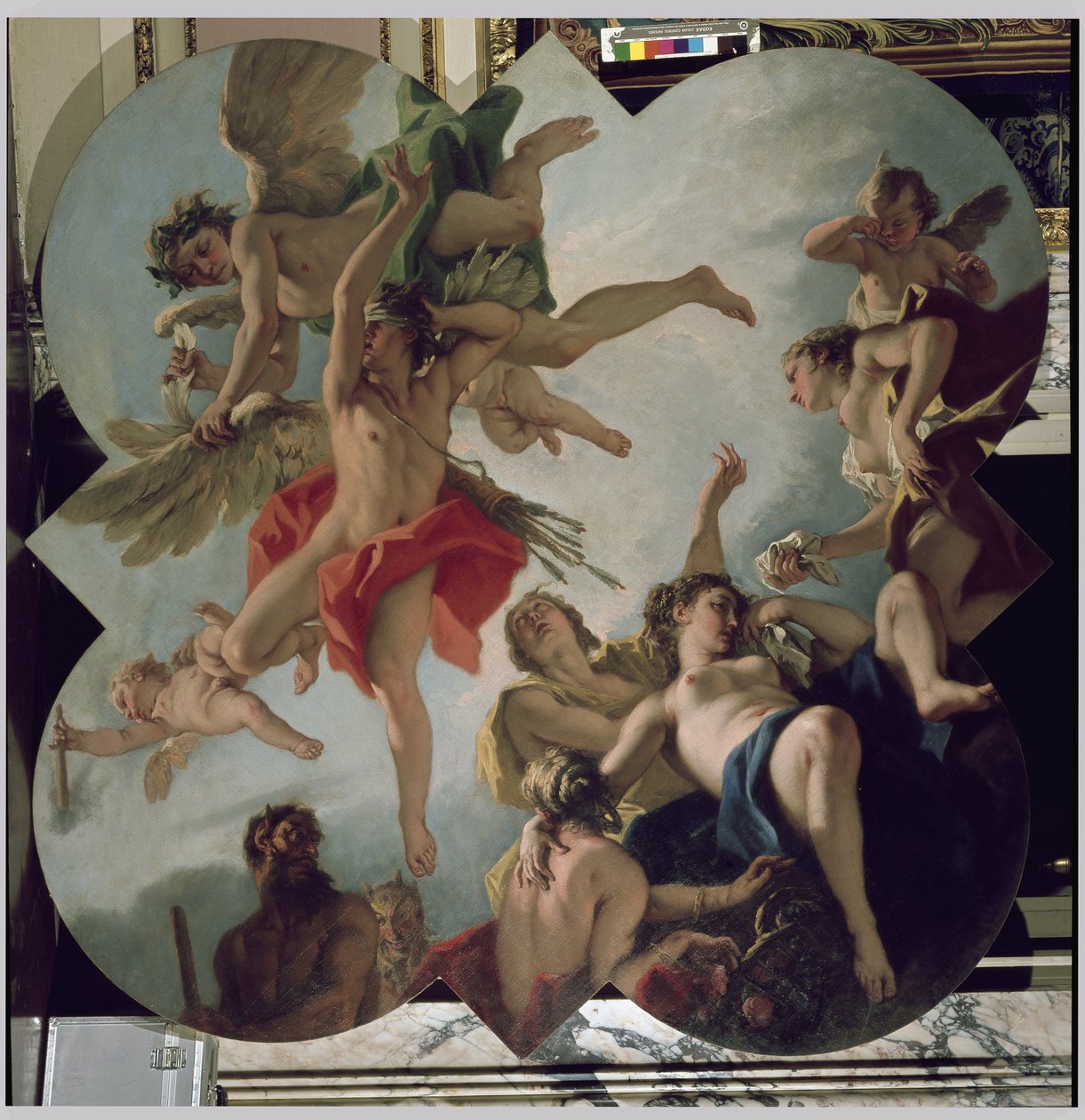 Kærlighedens straf (olie på lærred af Sebastiano Ricci