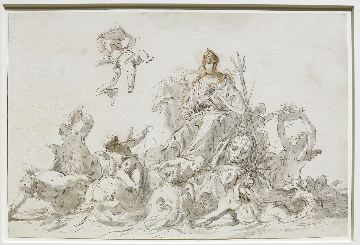 Venedigs triumf af Sebastiano Ricci