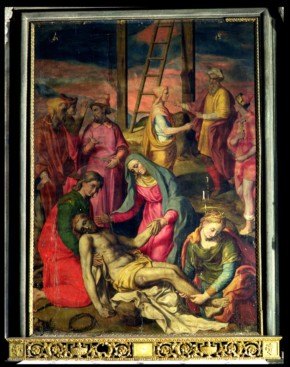 Afsætning fra korset, 1582 af Sebastiano Vini