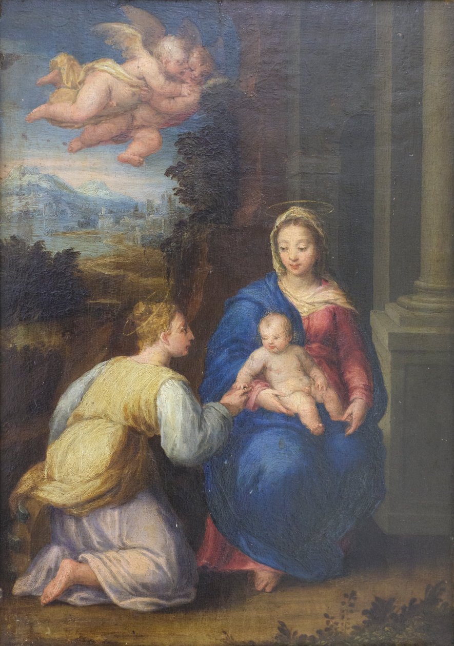 Sankt Katharinas bryllup (maleri) af Sebastiano called Bastianino Filippi