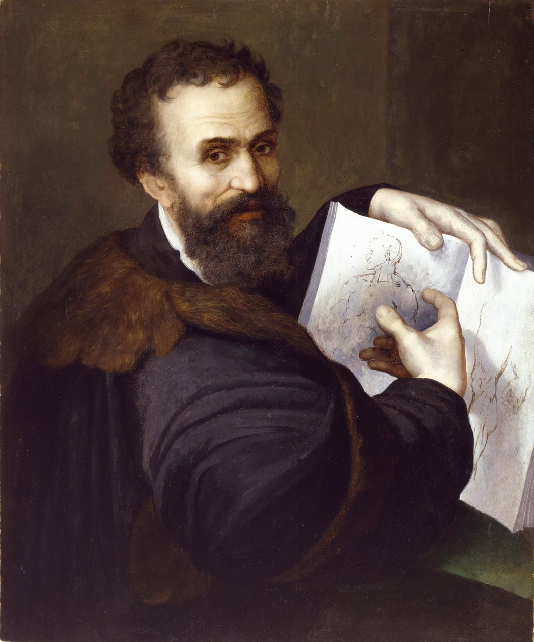 Michelangelo Buonarroti, ca. 1520 af Sebastiano del Piombo
