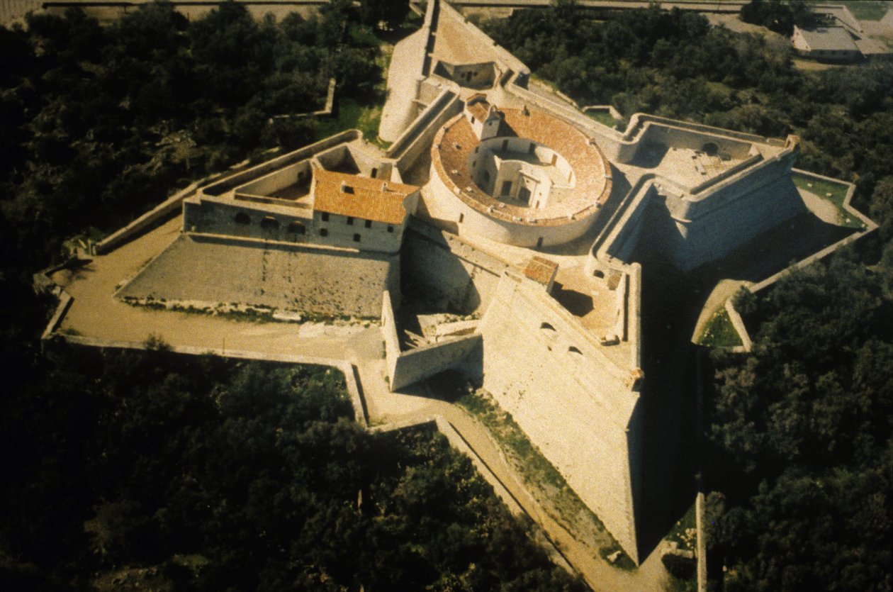 Firkantet fort i Antibes, Vaubans fæstning (1600-tallet). af Sebastien Le Prestre de Vauban