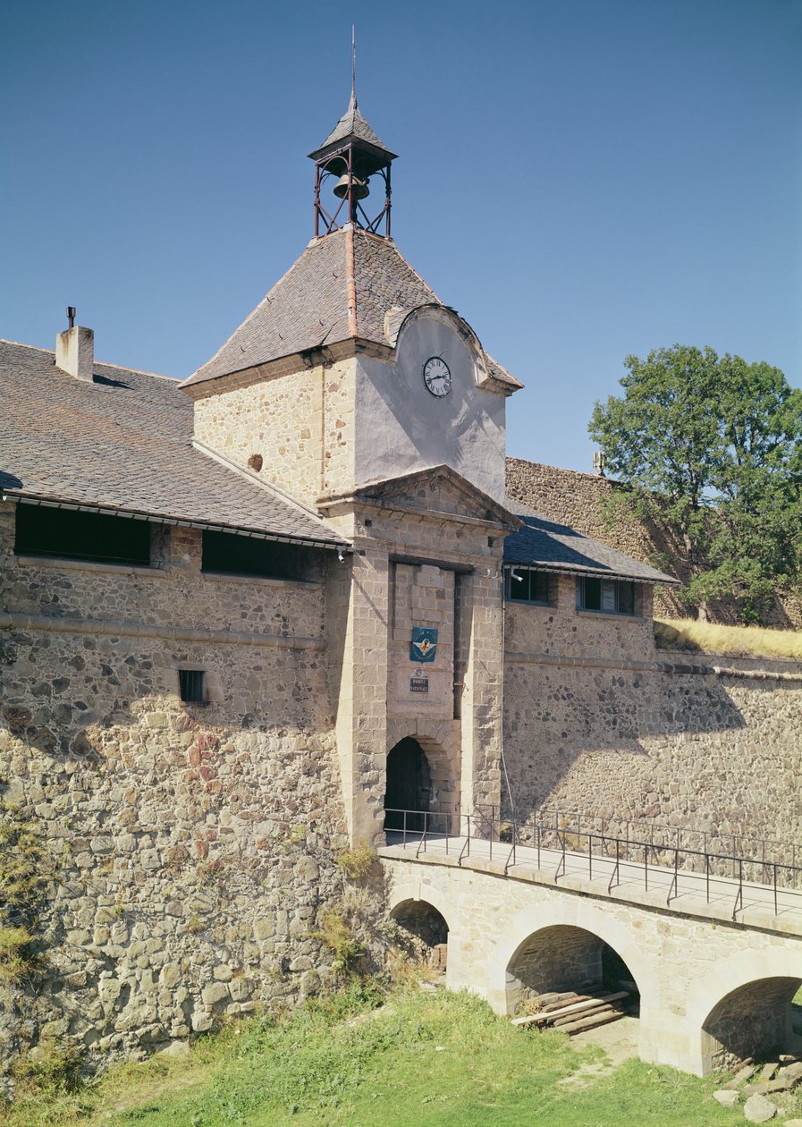 Indgangen til citadellet, bygget i 1681 af Sebastien Le Prestre de Vauban