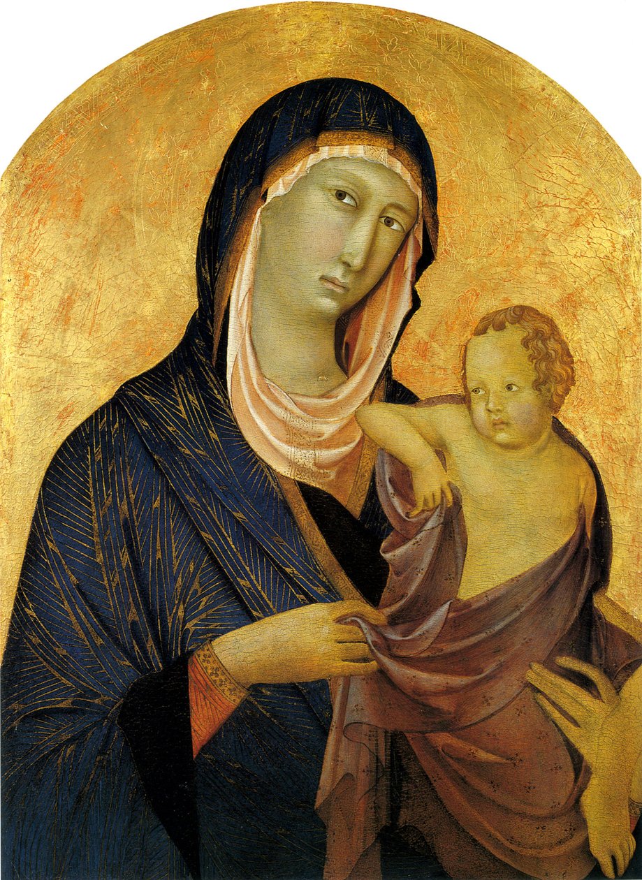 Madonna og barn, ca 1320 af Segna di Bonaventura
