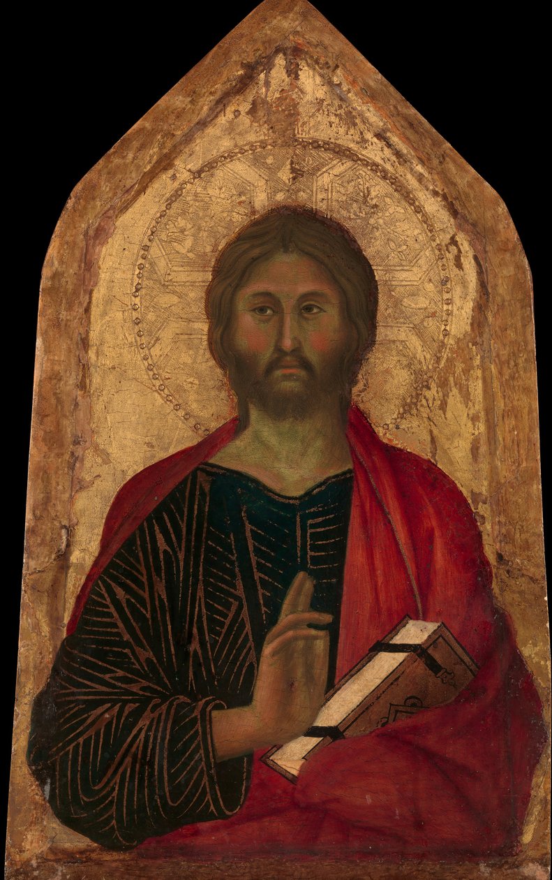Kristus velsignelse, ca. 1311. af Segna di Buonaventura