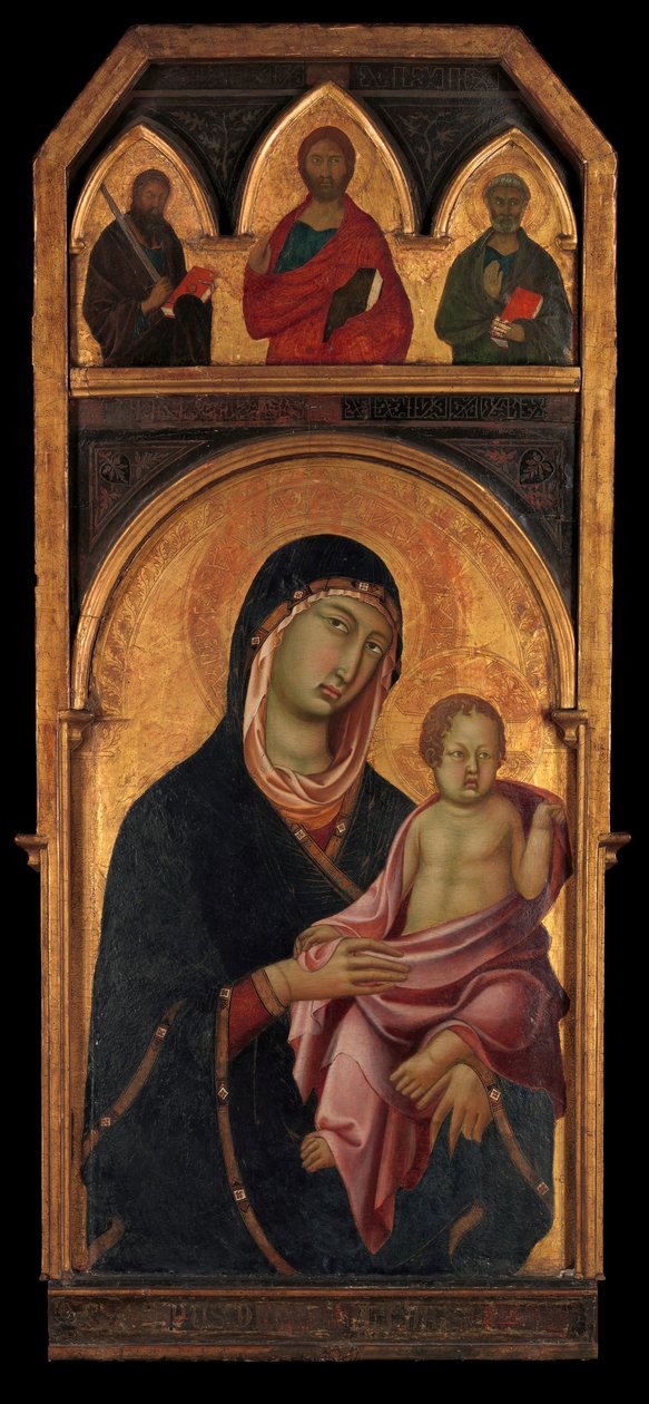 Madonna og barn, ca. 1320. af Segna di Buonaventura