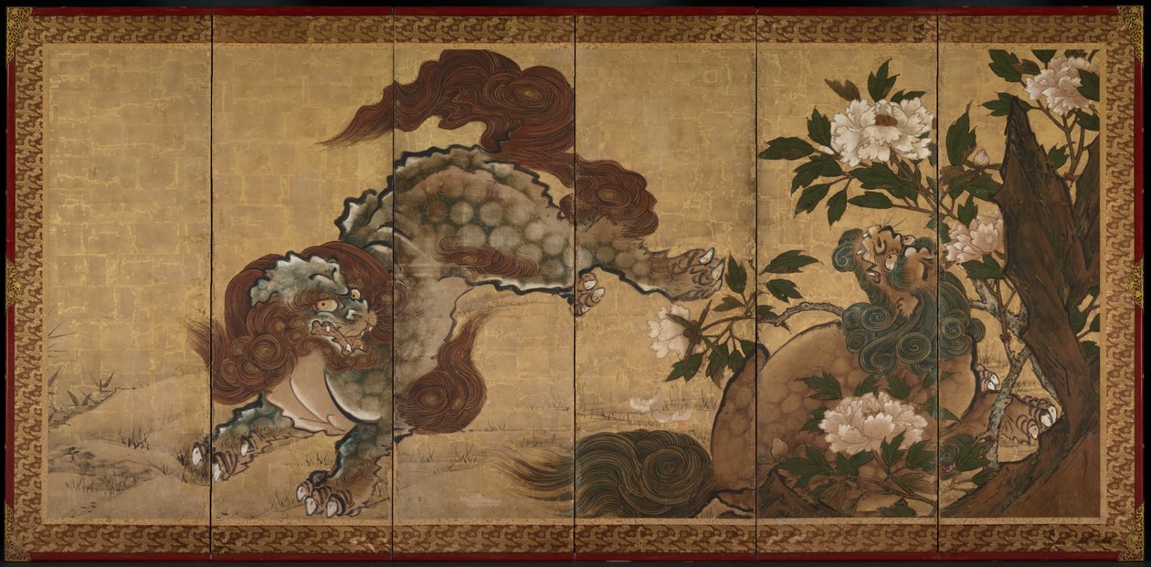 Løver, 1668. af Sekkei Yamaguchi
