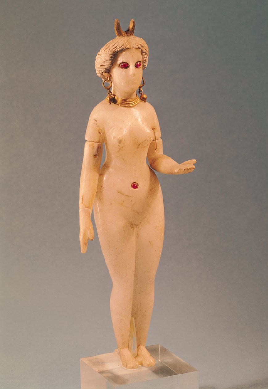 Statuette af Astarte, 3.-2. århundrede f.Kr. (alabaster) af Seleucid