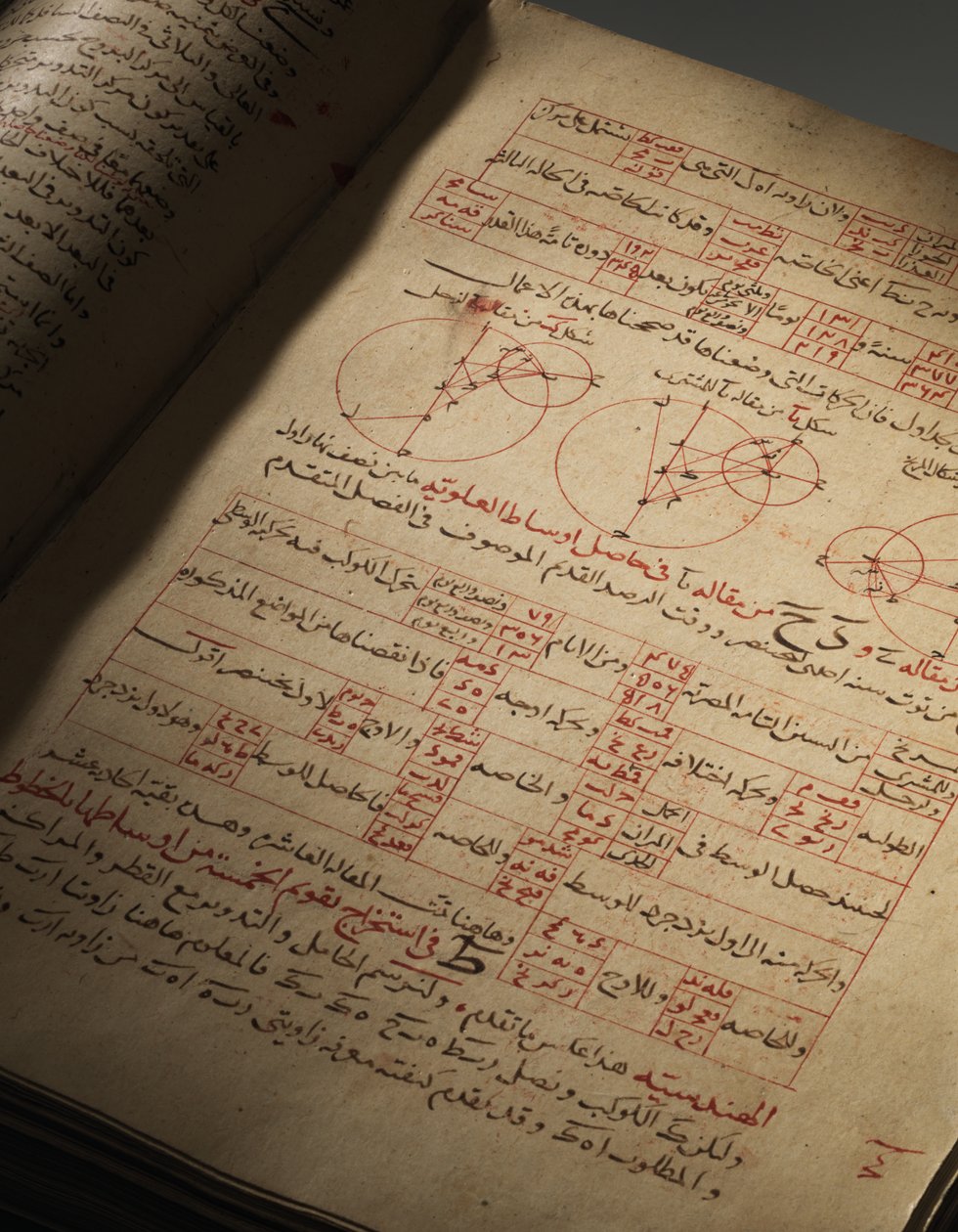 Et kompendium af afhandlinger om astronomi og matematik af Nasir Al-Din Muhammad bin Al-Hasan Al-Tusi af Seljuq Dynasty