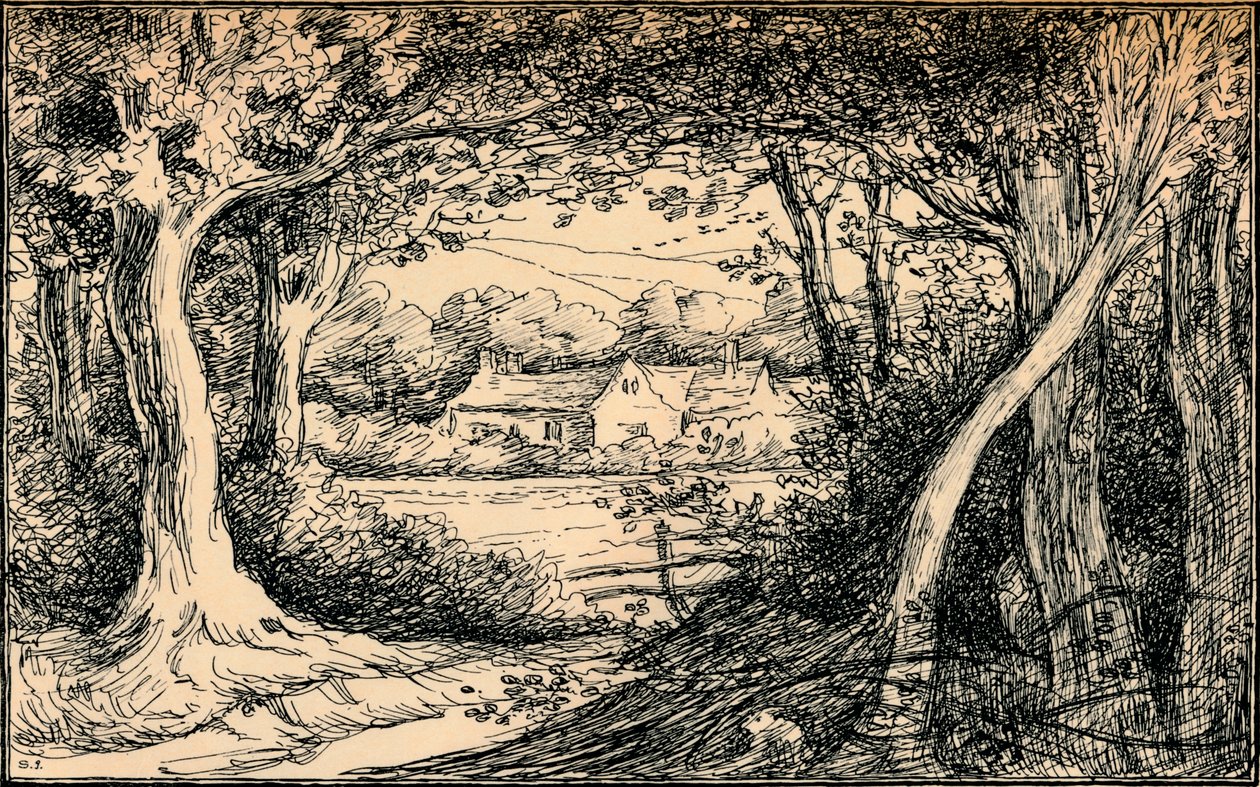 The End of the Glade, Epping Forest, c1900 af Selwyn Image