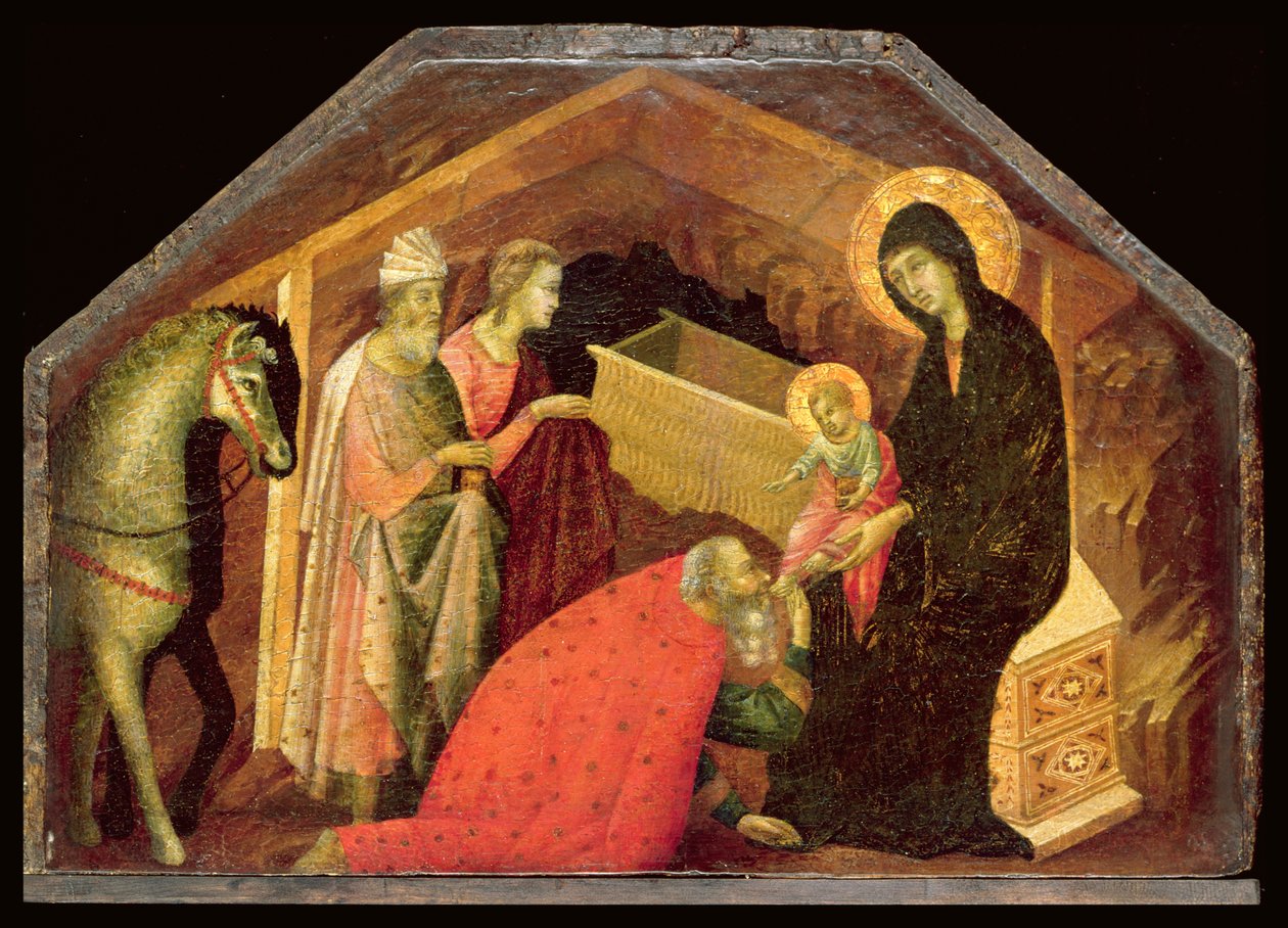 Magiernes tilbedelse af Seminary Madonna Master