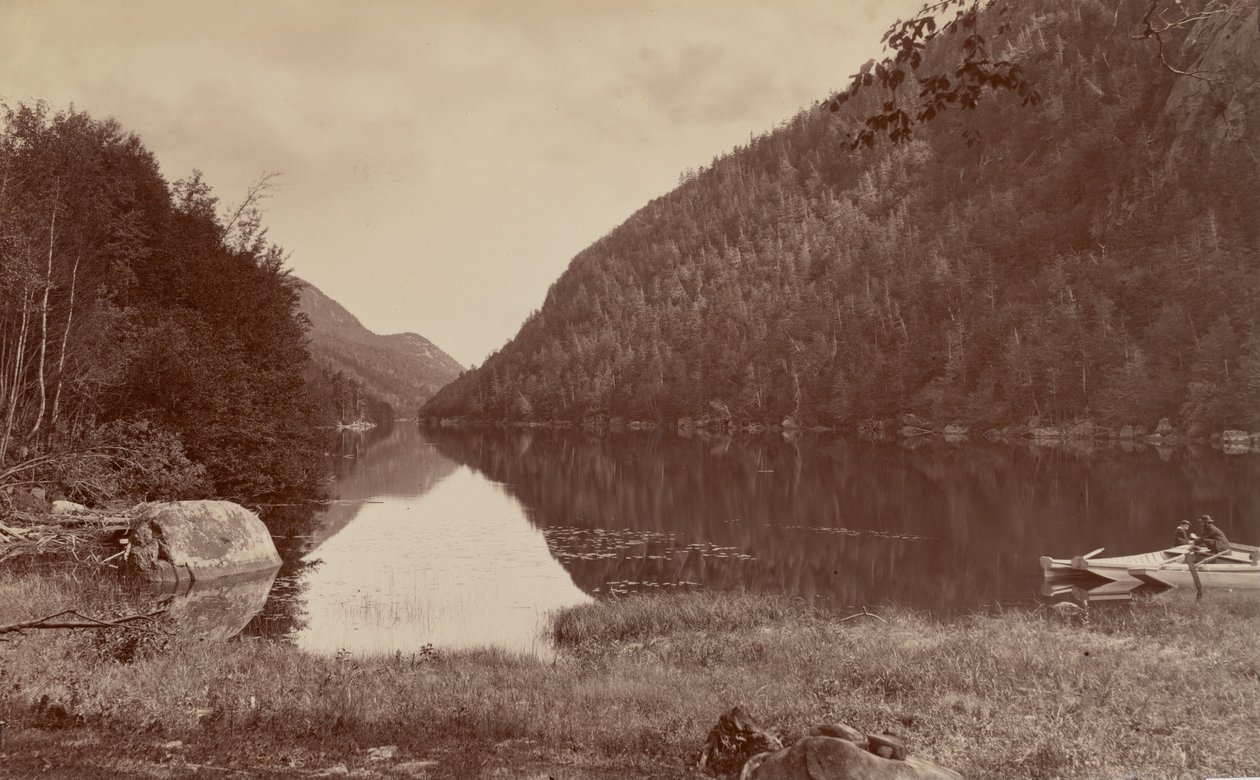 Cascade Lake, Adirondacks af Seneca Ray Stoddard