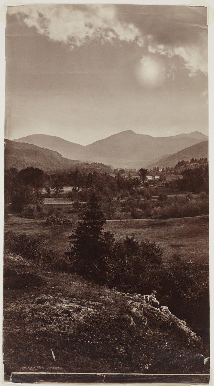 Keene Valley, Adirondacks (albumin print) af Seneca Ray Stoddard