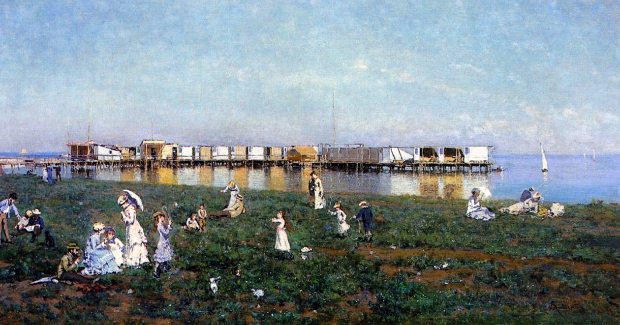 Livorno-bugten, Italien af Serafin Avendano