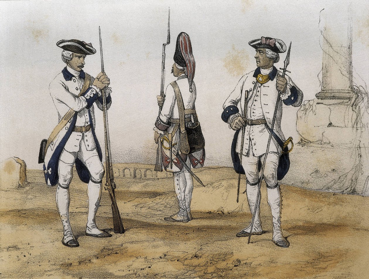 Linjeinfanterister under Karl III af Spaniens regeringstid af Serafin Maria Earl of Clonard De Sotto