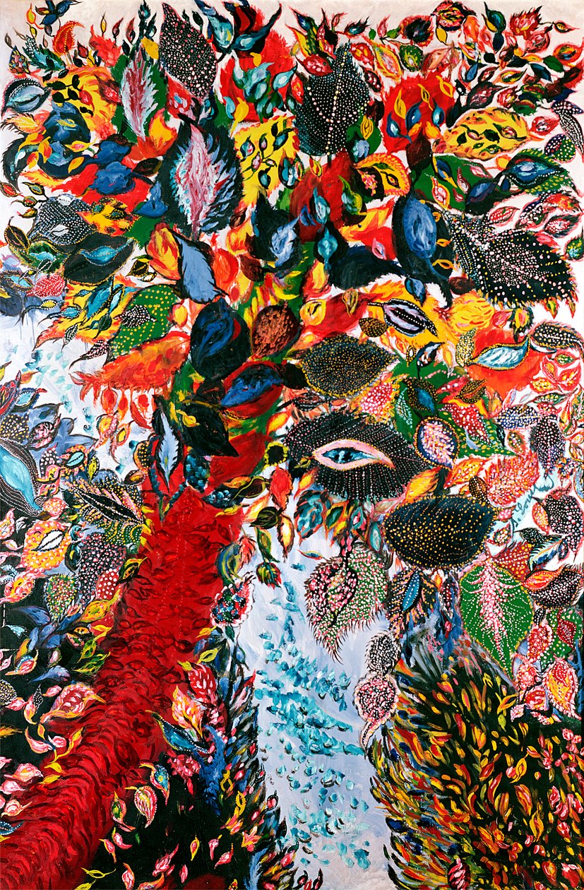 Paradisets træ, ca. 1929 (olie på lærred) af Seraphine (1864 1942) Louis