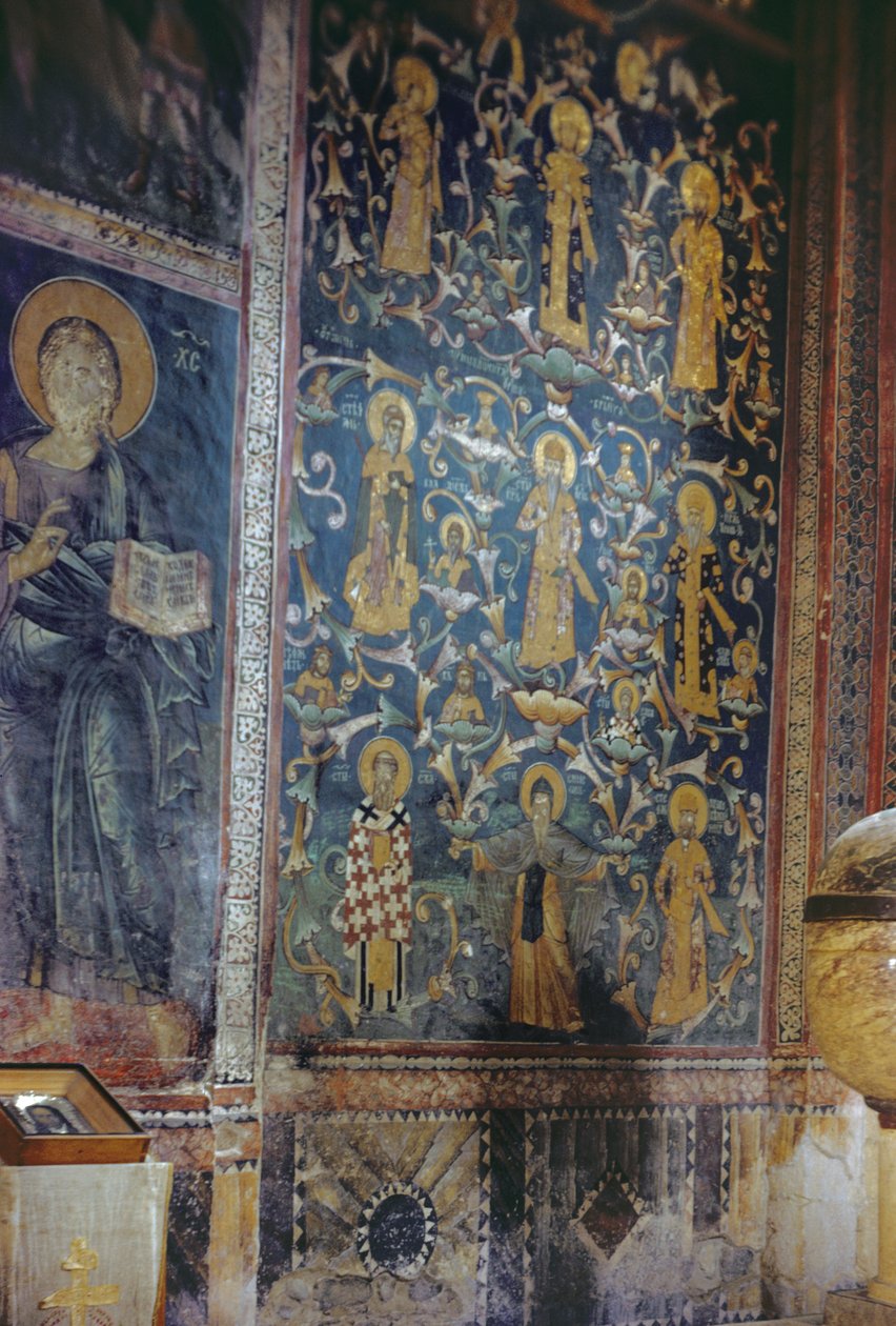 Nemanjic slægtstræ, 1335-48 af Serbian School