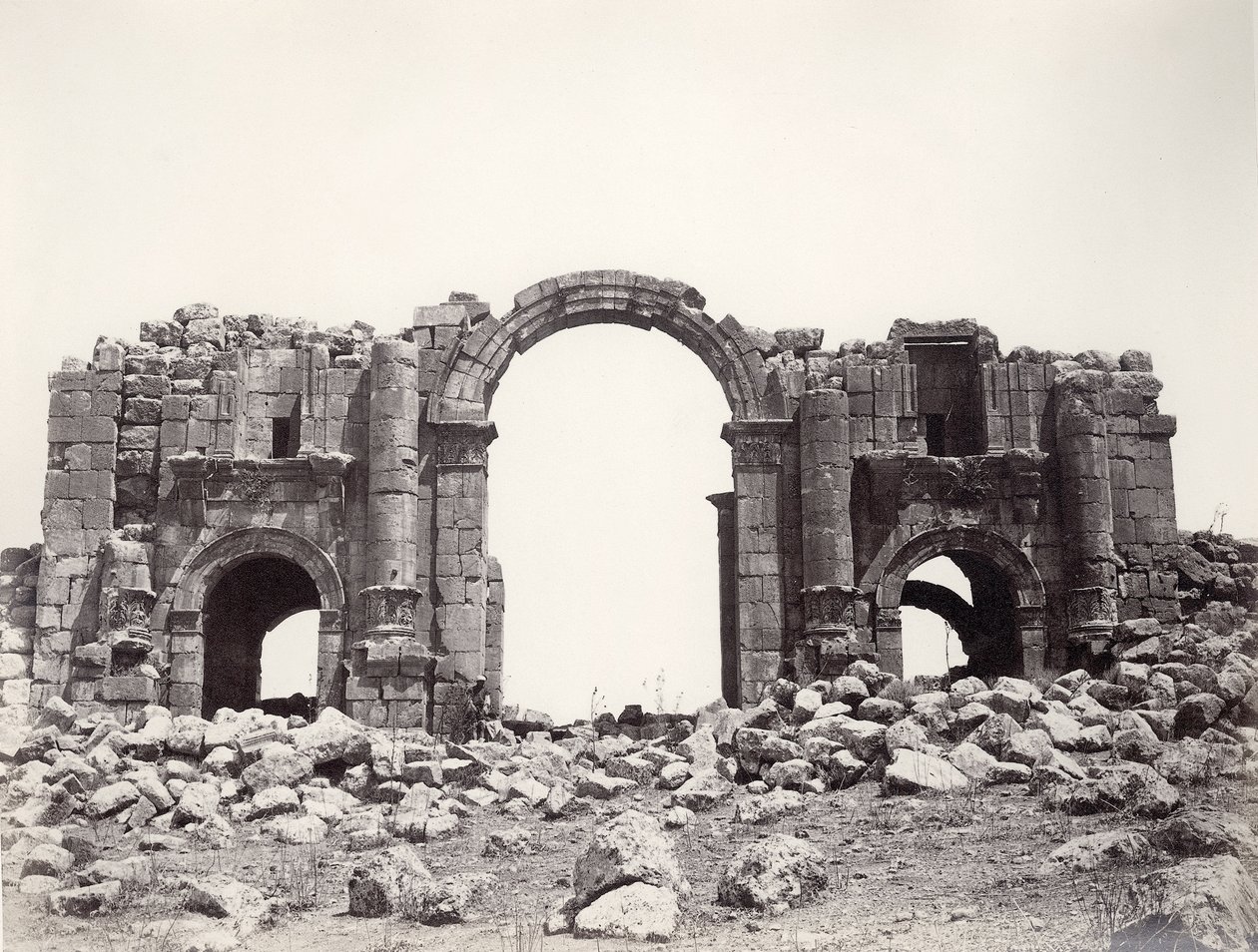 Hadrians bue ved indgangen til Jerash af Sergeant Henry Phillips