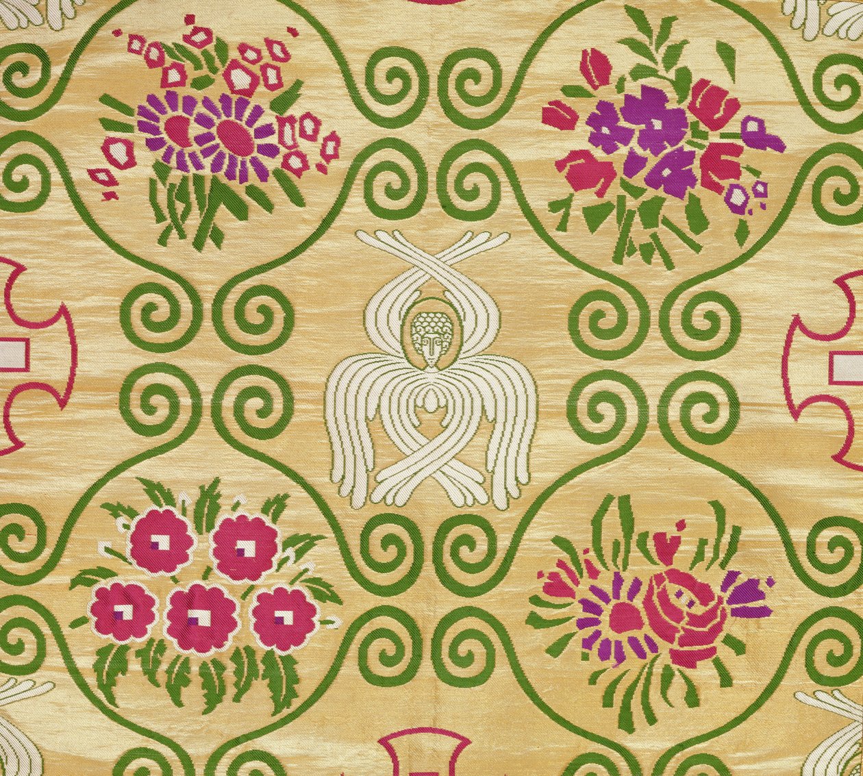 Olovyanishnikov Manufactory Gold Brocade, begyndelsen af det 20. århundrede (tekstil) af Sergei Vashkov