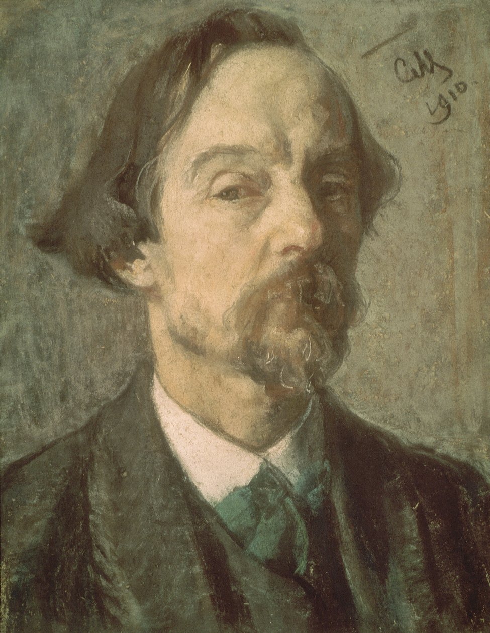 Selvportræt, 1910 af Sergei Vasilievich Malyutin