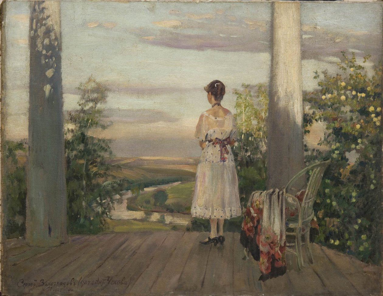 Anton Chekhovs landsted ved Melikhovo, 1910
