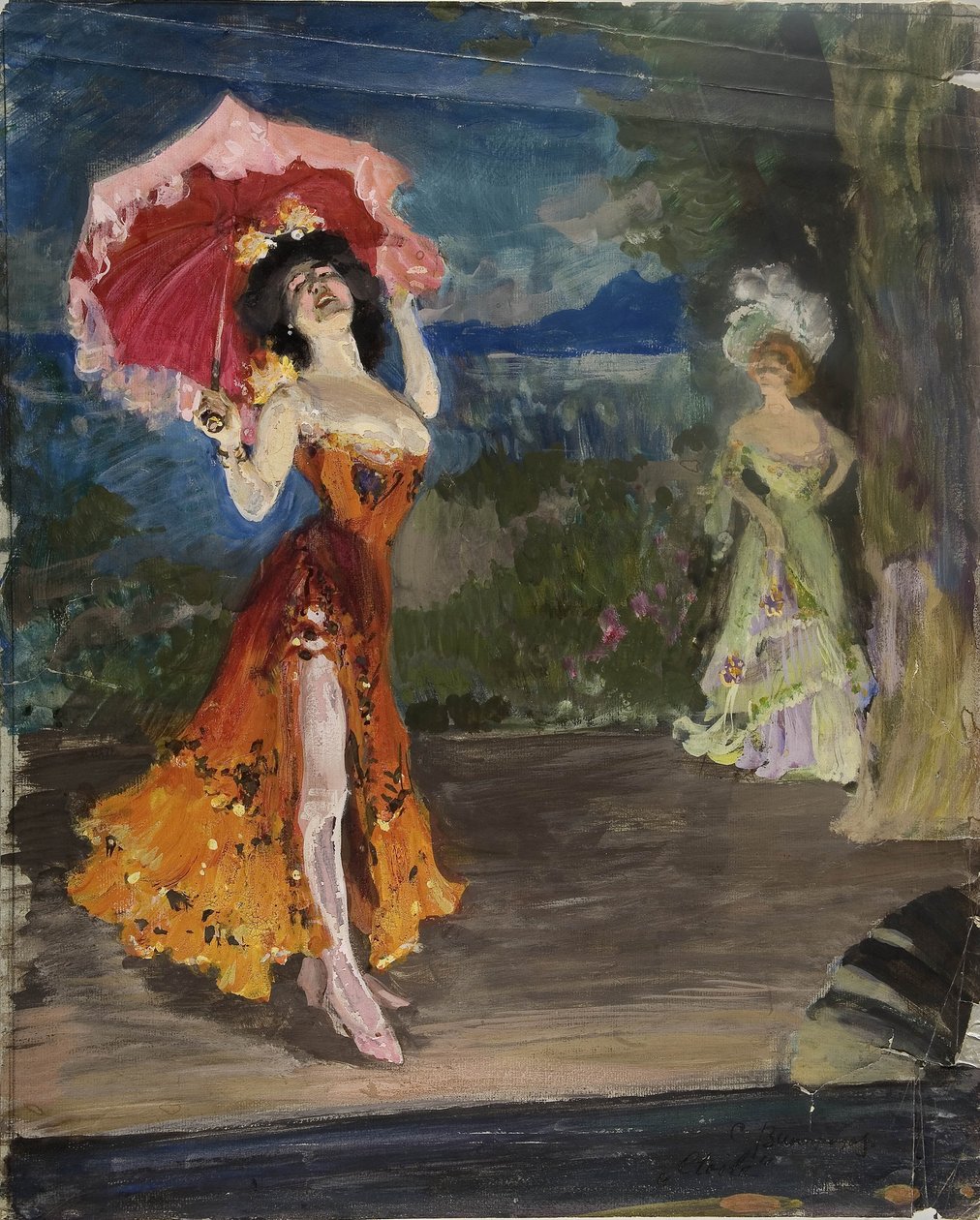 Danser, begyndelsen af 1900-tallet af Sergei Arsenevich Vinogradov