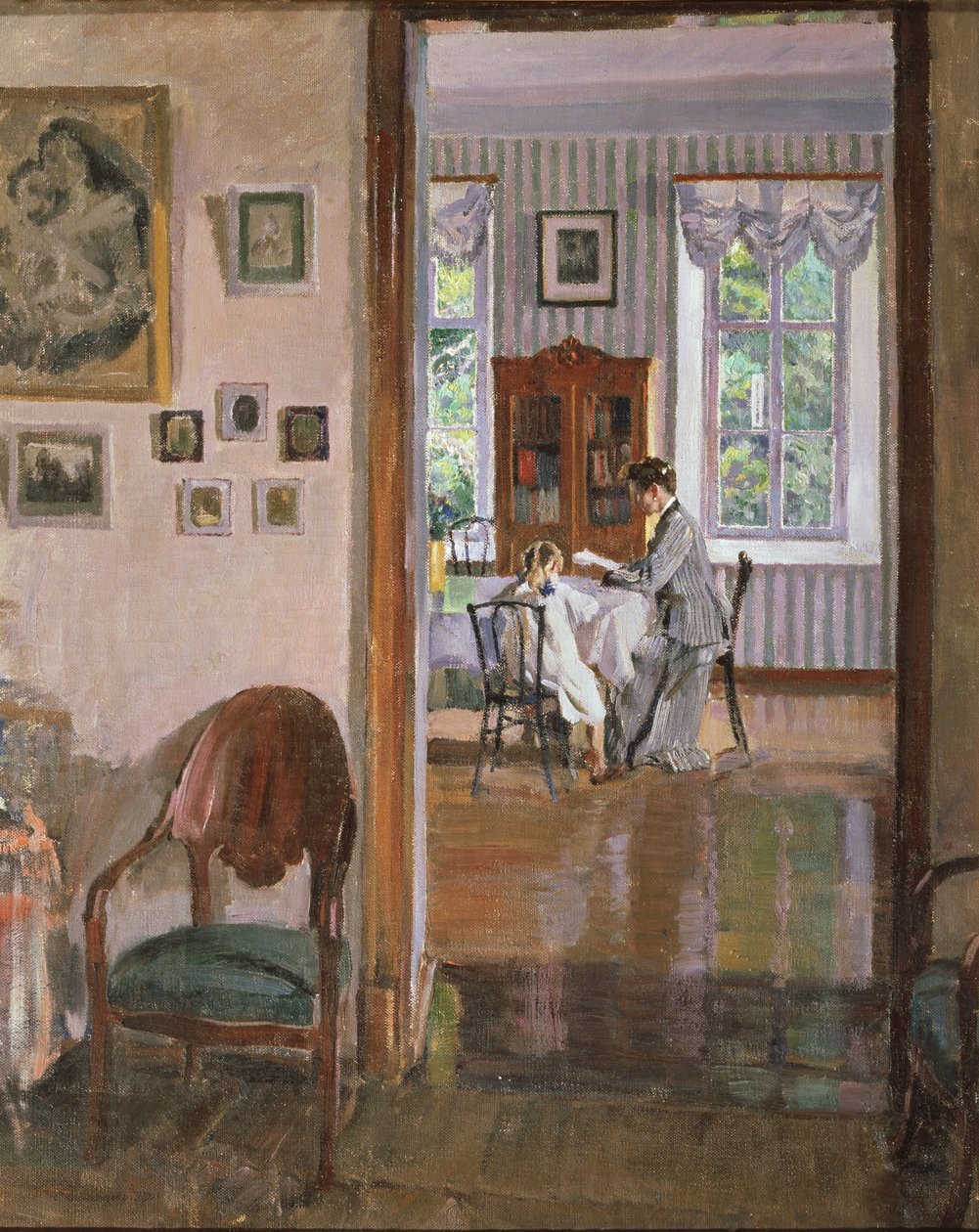 I et hus, 1910 af Sergei Arsenevich Vinogradov