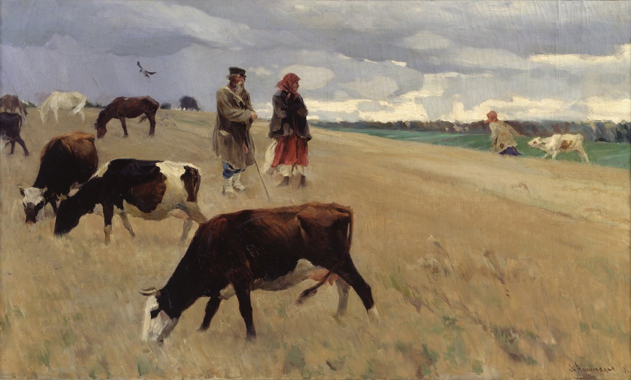 På stubmarken, 1896 af Sergei Arsenevich Vinogradov