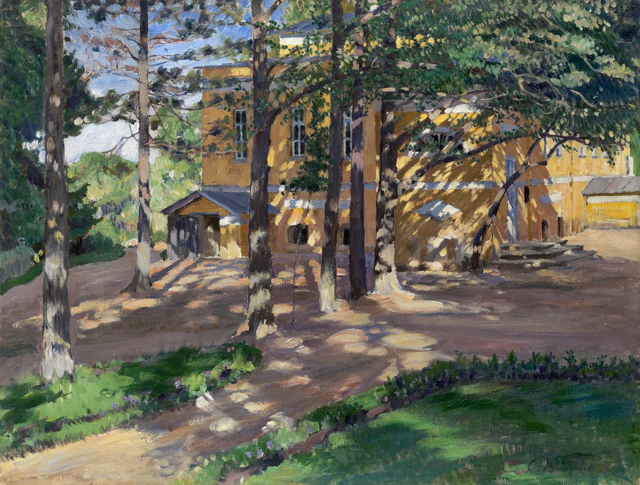 Sava Mamontov Estate Abramtsevo af Sergei Arsenevich Vinogradov