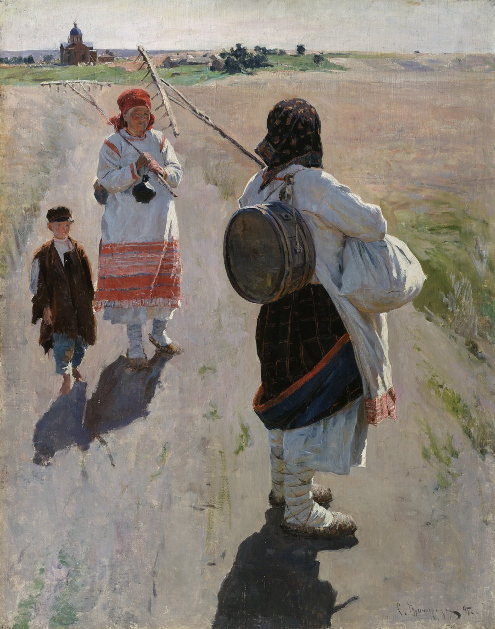 Til værket, 1895 af Sergei Arsenevich Vinogradov