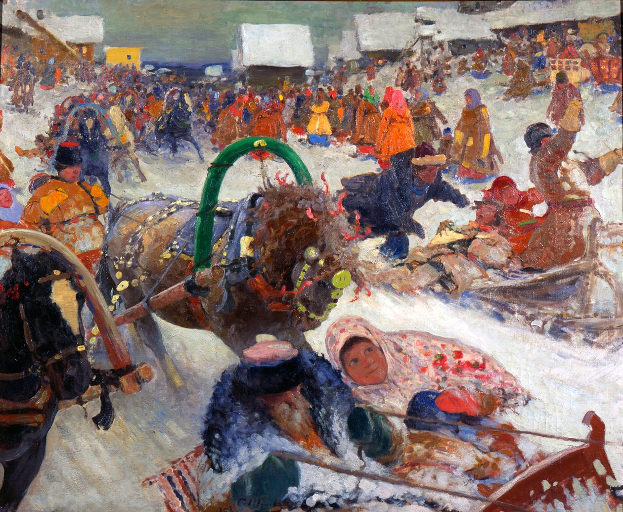 fastelavn, 1905. af Sergei Ivanov