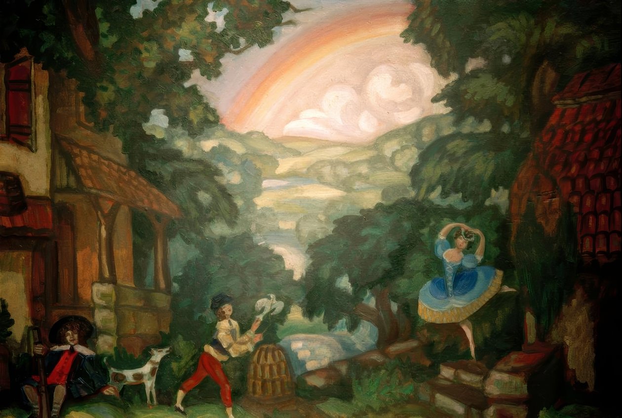 A.Adam, Giselle / scenografi Sudeikin af Sergei Jurjewitsch Sudeikin