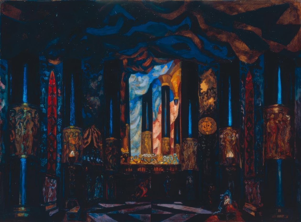J.Benavente, Anden Side .. / Sudeikin af Sergei Jurjewitsch Sudeikin