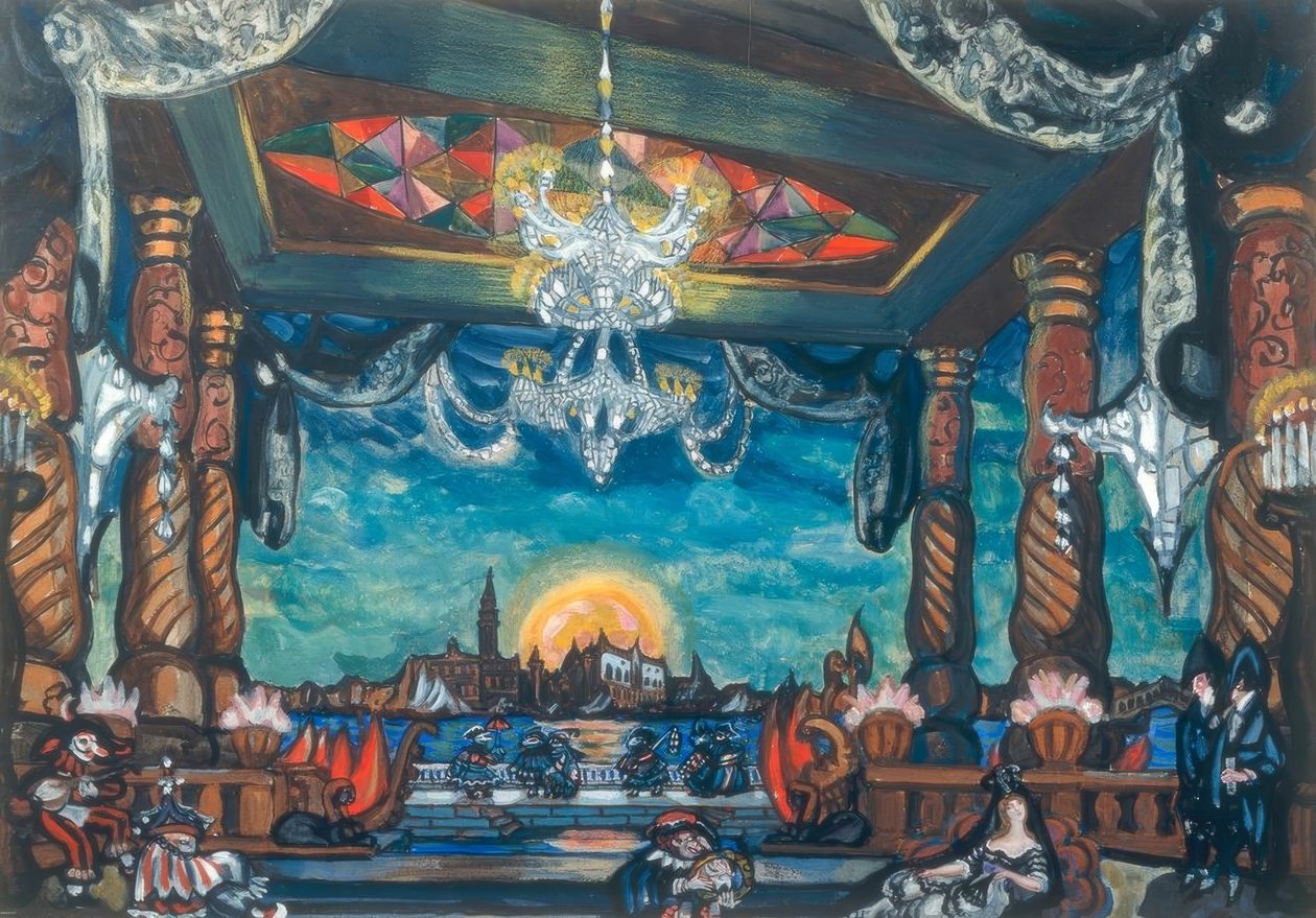 J. Offenbach, Hoffm. Malm. / Sudeikin af Sergei Jurjewitsch Sudeikin