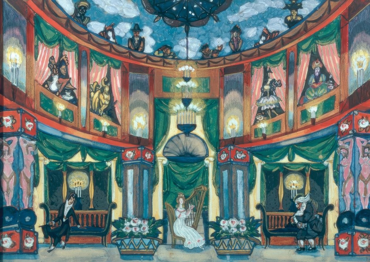 J. Offenbach, Hoffm. Malm. / Sudeikin af Sergei Jurjewitsch Sudeikin