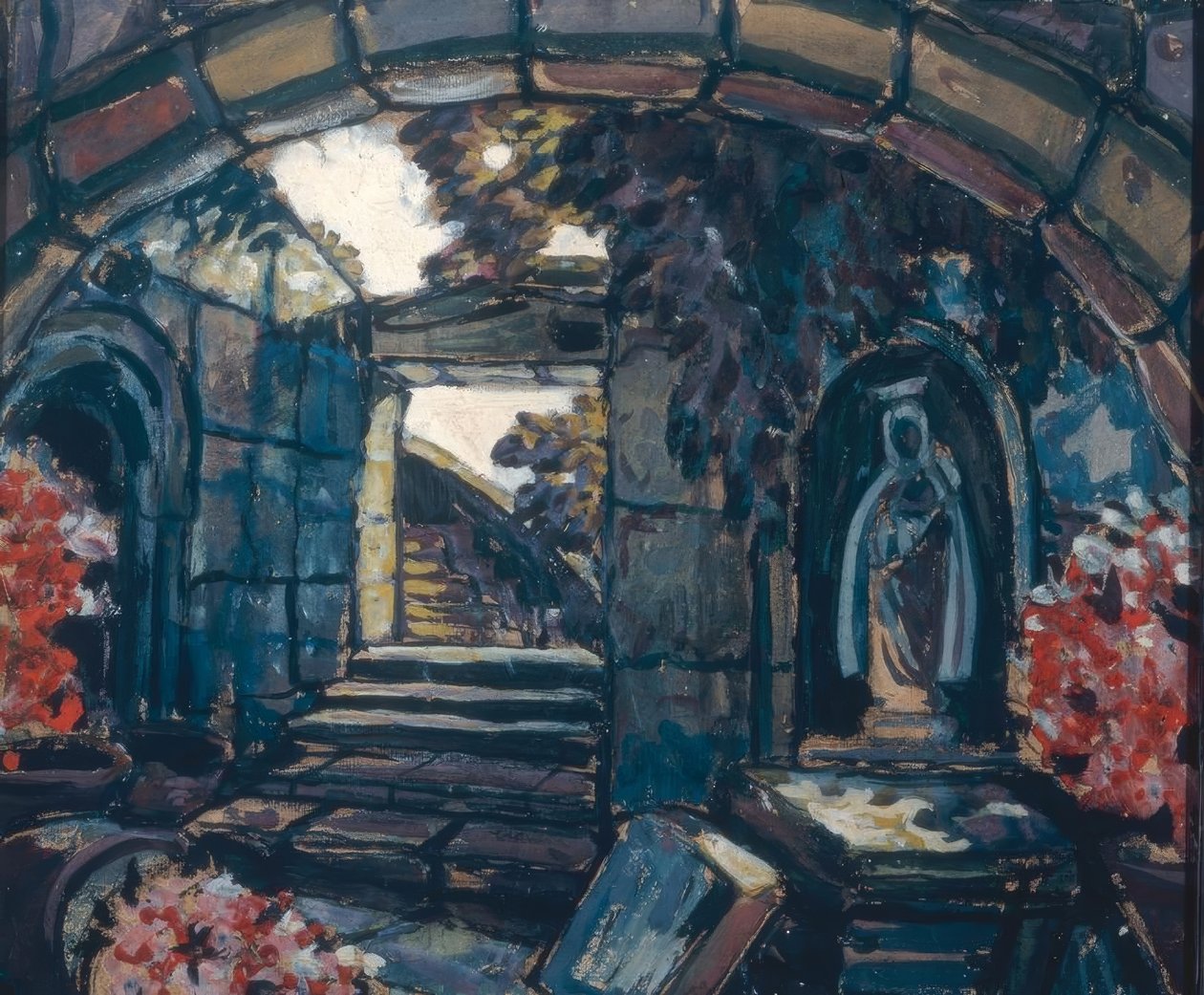 Maeterlinck, søster Beatrix / Sudeikin af Sergei Jurjewitsch Sudeikin