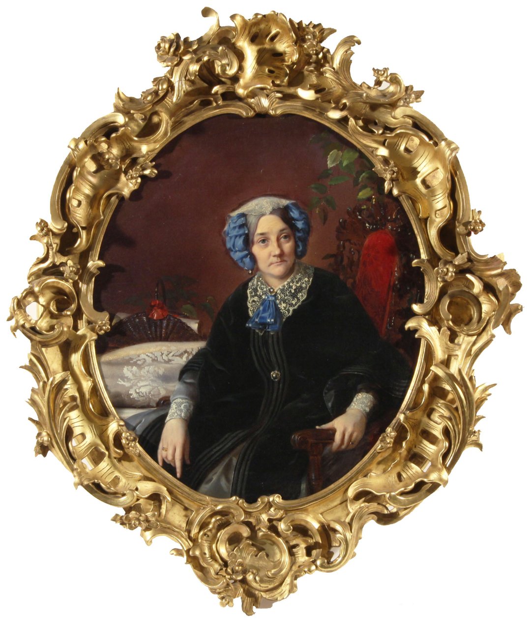 Portræt af prinsesse Isabella Adamovna Gagarina 1800-1886, født grevinde Walewska, 1850