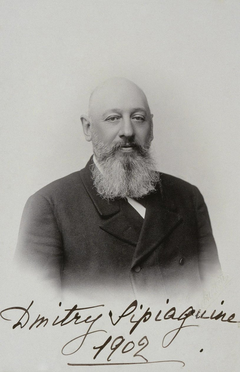Portræt af Dmitry Sergeyevich Sipyagin 1853-1902, 1902 af Sergei Lvovich Levitsky