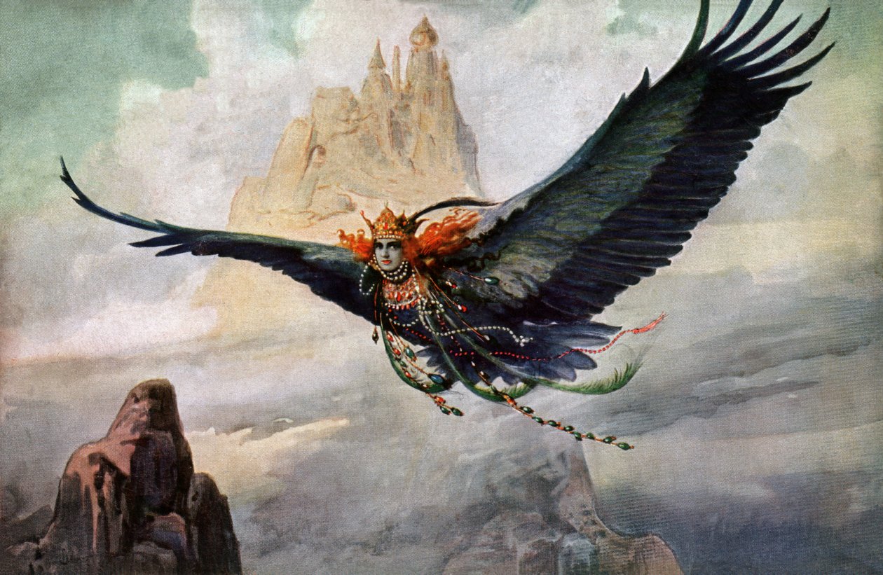 The Fantasy, ca. 1900 (postkort) af Sergei Sergeevich Solomko