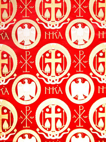 Olovyanishnikov Manufactory Brocade, begyndelsen af det 20. århundrede (tekstil) af Sergei Vashkov