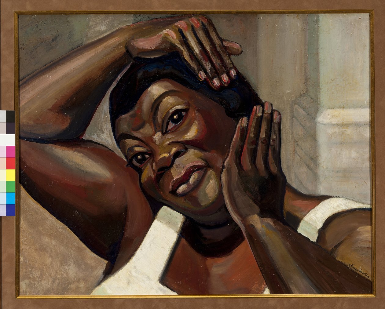 Ruby Elzy (1808-1943) i Porgy and Bess par Sudeykin (Soudeikine) Sergei Yurievich (1882-1946) af Sergei Yurevich Sudeikin