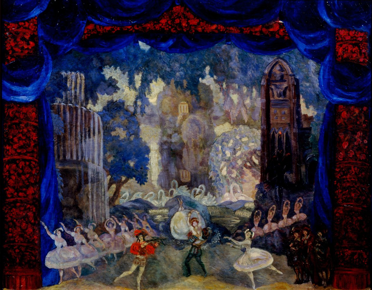 Ballet, 1910 af Sergei Yurievich Sudeykin