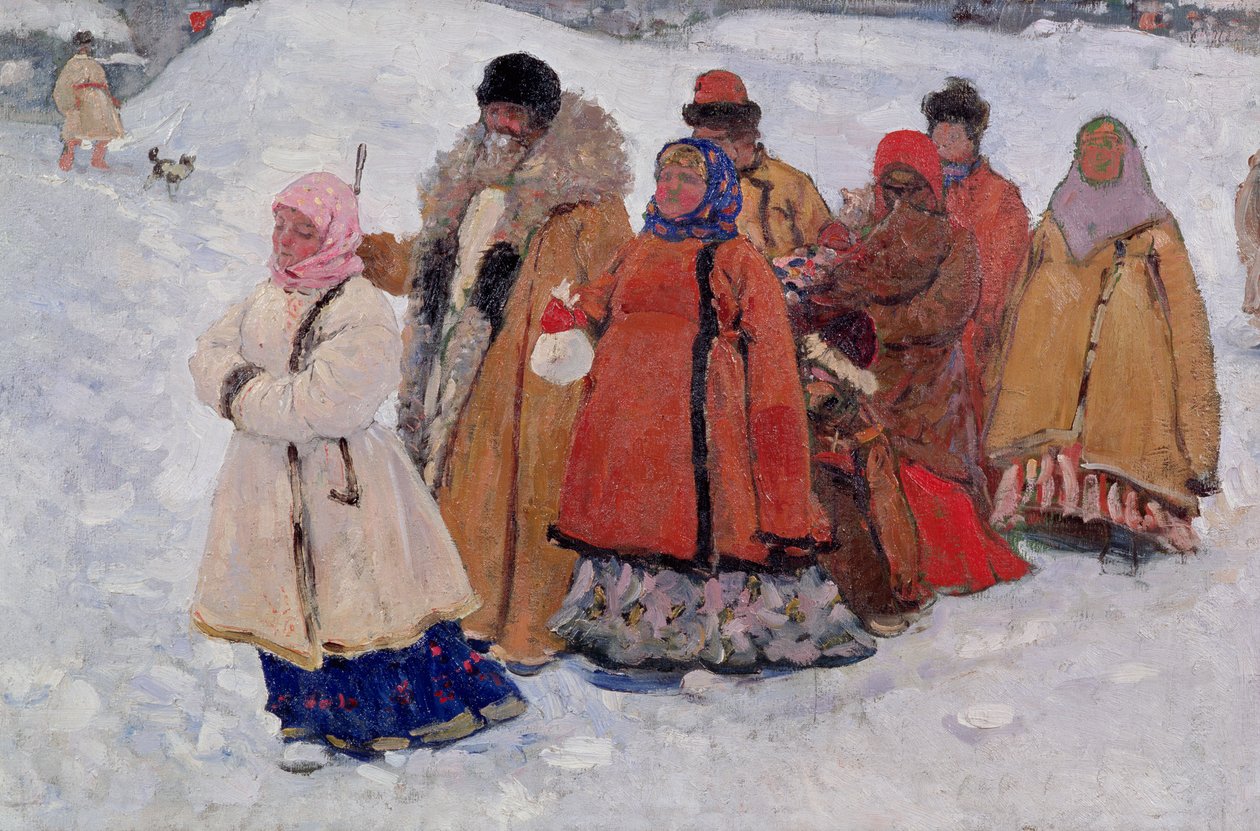 En familie, 1909 af Sergej Vasilevic Ivanov