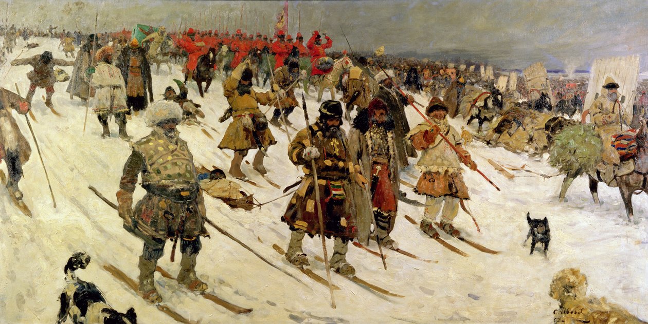 En militær kampagne i Rusland i det 16. århundrede, 1903 af Sergej Vasilevic Ivanov