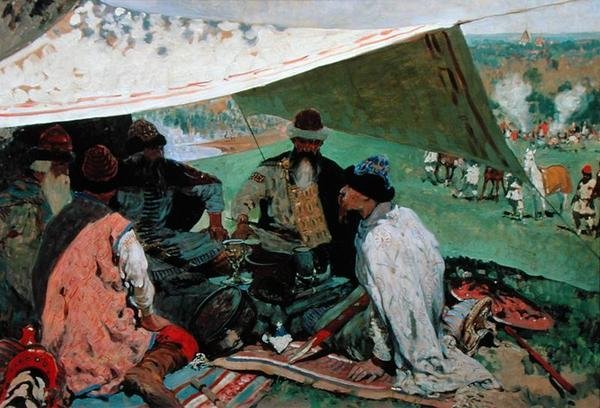 Konventet af prinser, 1910 af Sergej Vasilevic Ivanov