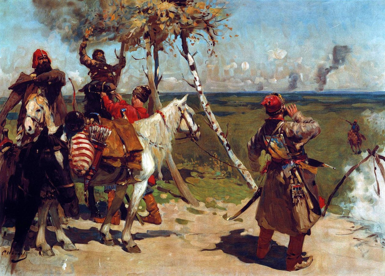 På grænsevagten i Muscovy af Sergej Vasilevic Ivanov