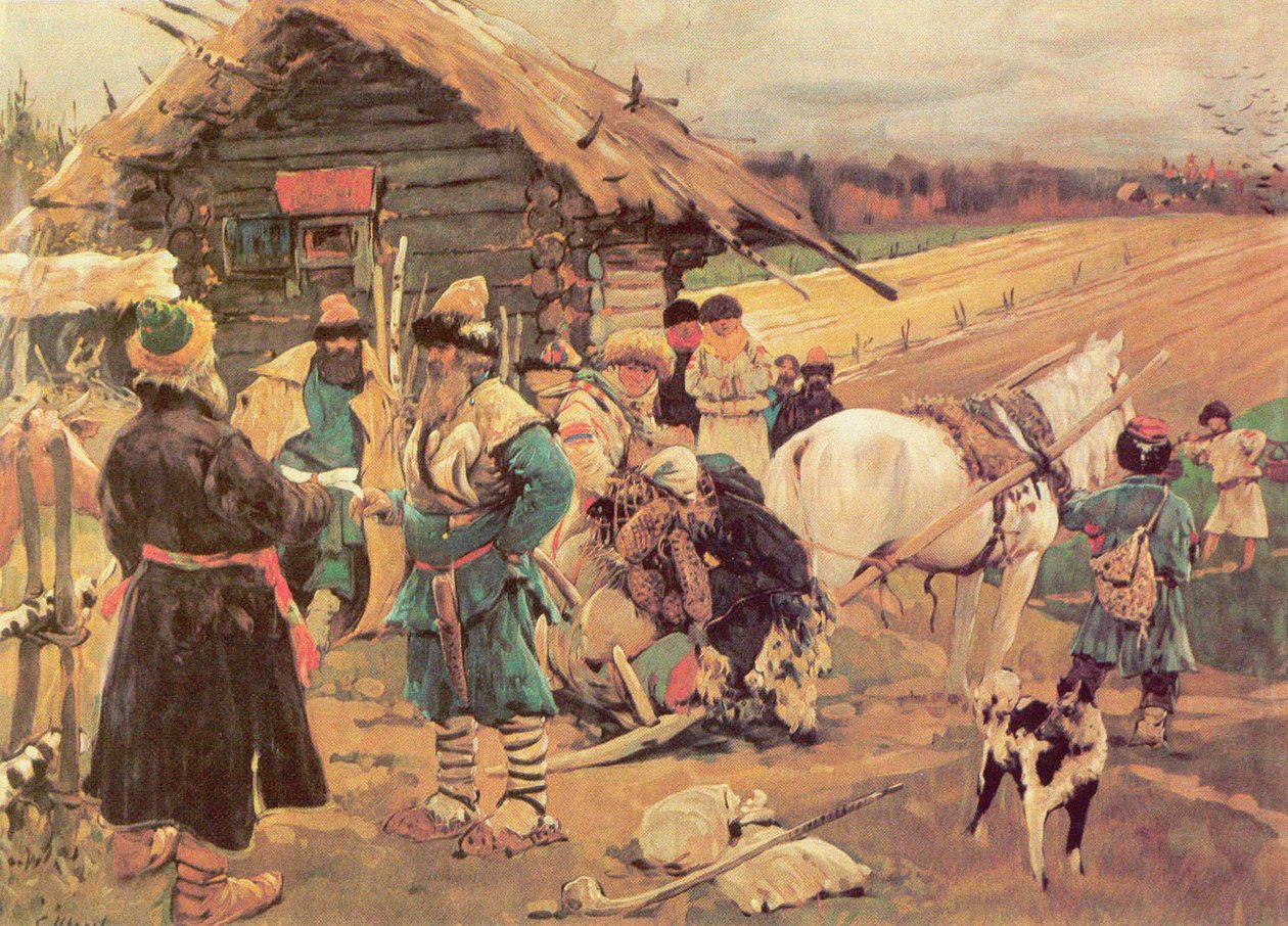 Yuris Day Saint George Day, 1908 af Sergej Vasilevic Ivanov