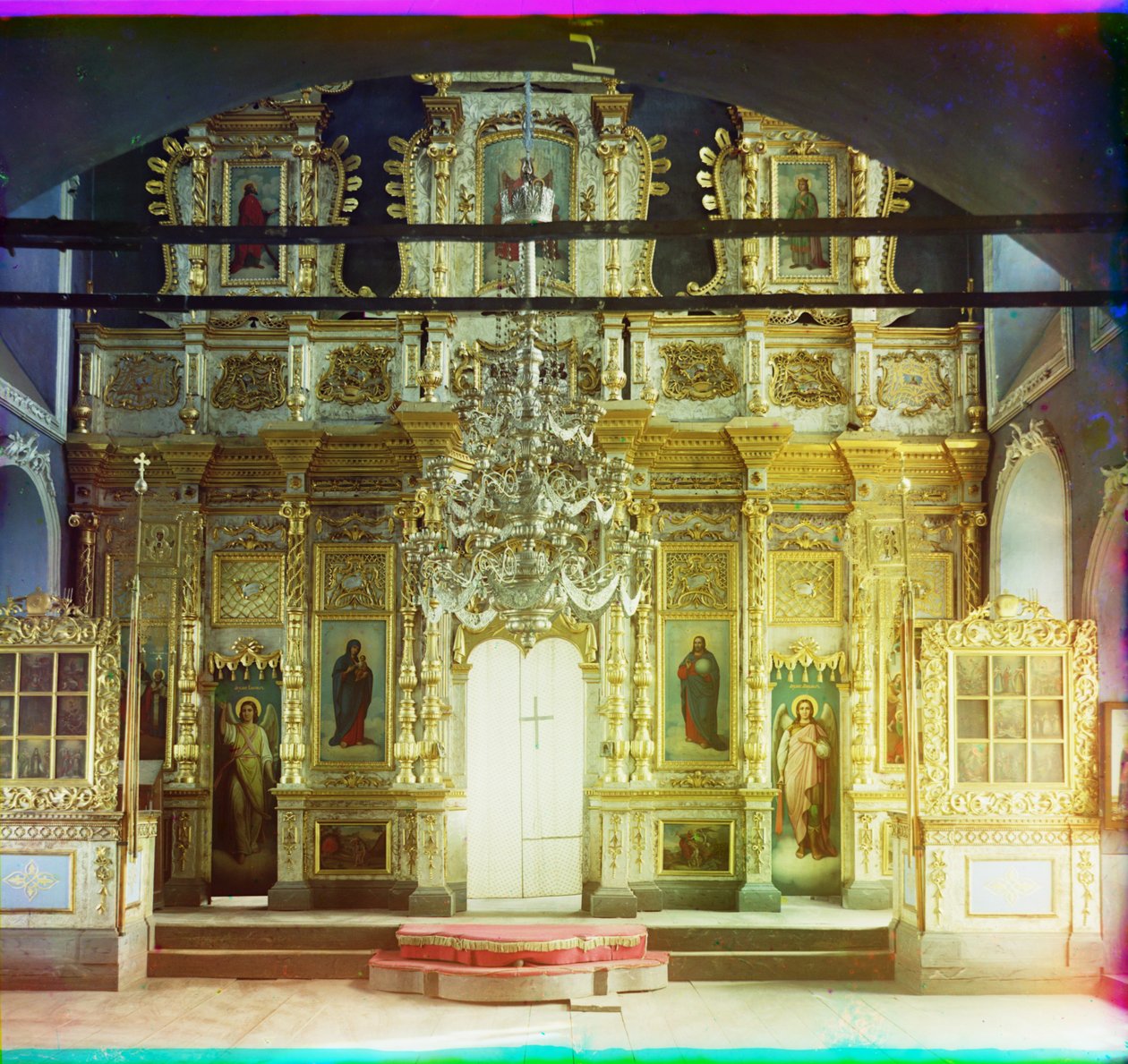 Ikoner i Trinity (nu Kyndelmisse)-katedralen, Yalutorovsk, 1905-1915 af Sergey Prokudin Gorsky