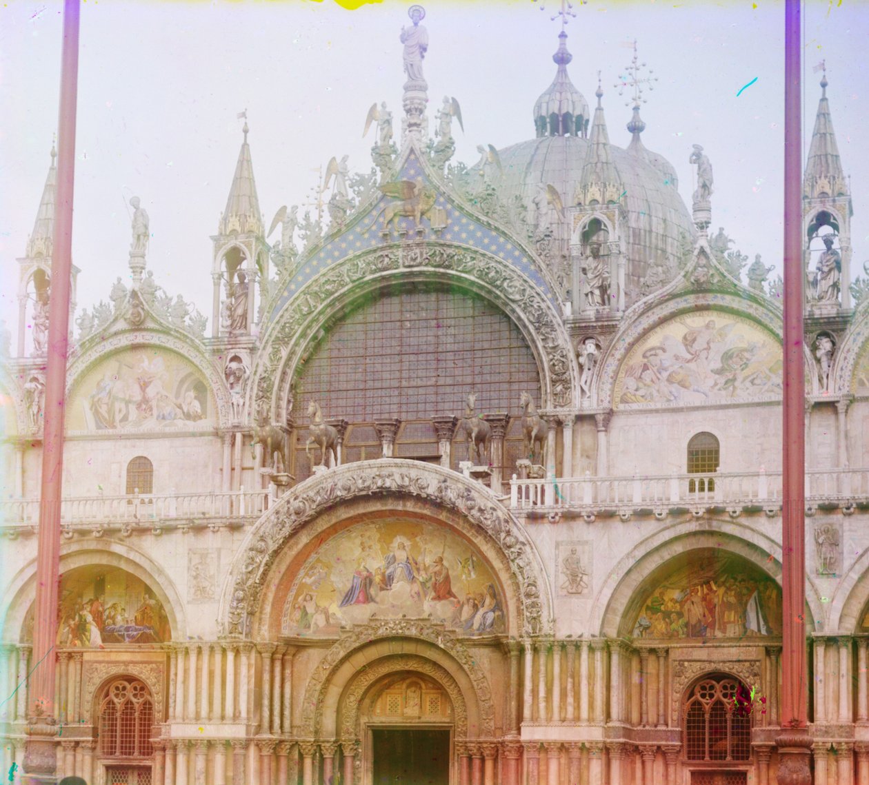 Sankt Markus-katedralen, Venedig, 1905-1915 af Sergey Prokudin Gorsky